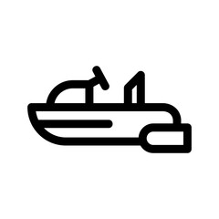 yacht icon or logo isolated sign symbol vector illustration - high-quality black style vector icons
