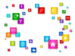 Flying Desktop Icons collection