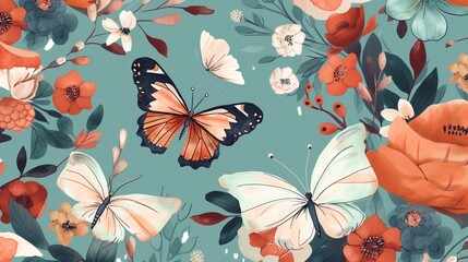 Romantische Schmetterlinge, made by Ai, Ai-Art