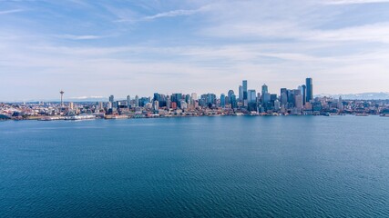 Fototapeta premium Seattle Skyline & Elliot Bay