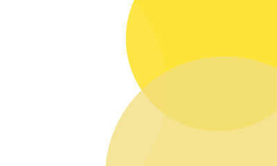 Yellow color circles background with overlap layer. For wallpaper, cover, banner, poster, placard and presentation. Abstract background for business card and flyer template, vector illustration 