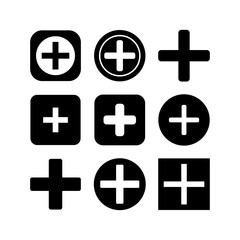 Obraz premium add icon or logo isolated sign symbol vector illustration - high quality black style vector icons 