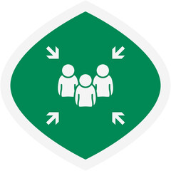 Sticker Assembly Point Emergency Life Evacuation Disaster Threat