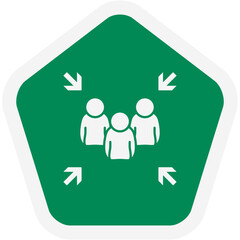 Sticker Assembly Point Emergency Life Evacuation Disaster Threat