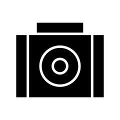 camera icon or logo isolated sign symbol vector illustration - high quality black style vector icons
