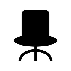 chair icon or logo isolated sign symbol vector illustration - high quality black style vector icons
