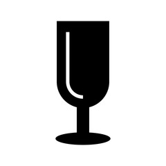 glass icon or logo isolated sign symbol vector illustration - high quality black style vector icons
