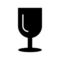 glass icon or logo isolated sign symbol vector illustration - high quality black style vector icons
