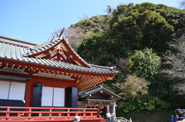 鶴岡八幡宮参道からの景色