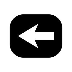 left icon or logo isolated sign symbol vector illustration - high quality black style vector icons
