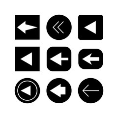 left icon or logo isolated sign symbol vector illustration - high quality black style vector icons
