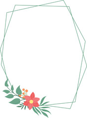 Floral Frame Illustration