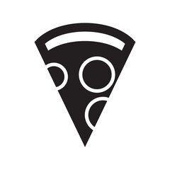 pizza icon or logo isolated sign symbol vector illustration - high quality black style vector icons
