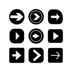 right icon or logo isolated sign symbol vector illustration - high quality black style vector icons
