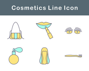 Cosmetics Vector Icon Set