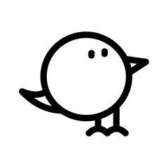 bird icon or logo isolated sign symbol vector illustration - high quality black style vector icons
