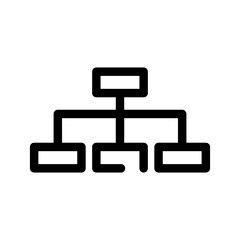 Sitemap Icon Vector Symbol Design Illustration