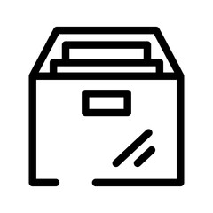 Archive Icon Vector Symbol Design Illustration