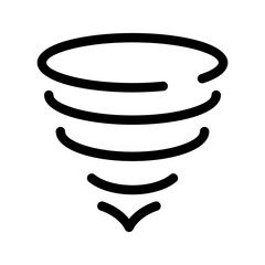 Tornado Icon Vector Symbol Design Illustration