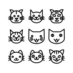 cat icon or logo isolated sign symbol vector illustration - high quality black style vector icons
