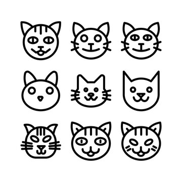 cat icon or logo isolated sign symbol vector illustration - high quality black style vector icons
