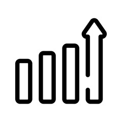 Graph Icon Vector Symbol Design Illustration