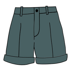 shorts hand drawn