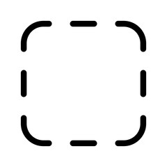 Selection Frame Icon Vector Symbol Design Illustration