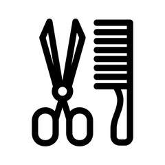 grooming icon or logo isolated sign symbol vector illustration - high quality black style vector icons
