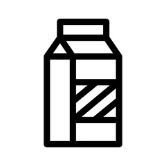 milk icon or logo isolated sign symbol vector illustration - high quality black style vector icons
