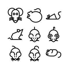 mouse icon or logo isolated sign symbol vector illustration - high quality black style vector icons
