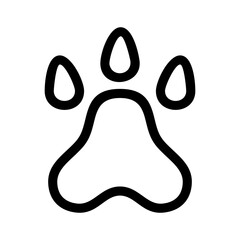 paw icon or logo isolated sign symbol vector illustration - high quality black style vector icons

