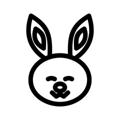 rabbit icon or logo isolated sign symbol vector illustration - high quality black style vector icons
