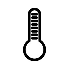 thermometer icon or logo isolated sign symbol vector illustration - high quality black style vector icons
