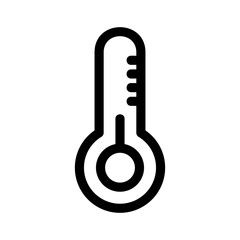 thermometer icon or logo isolated sign symbol vector illustration - high quality black style vector icons
