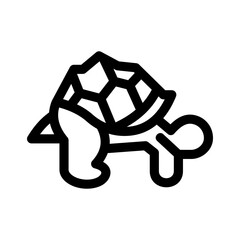 tortoise icon or logo isolated sign symbol vector illustration - high quality black style vector icons
