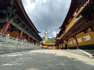 chinese temple，roof, building, Lingshan Buddha, monastery