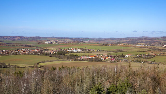 View from the lookout tower on Pekeln&yacute; kopec
Winter landscape in the Trebic region