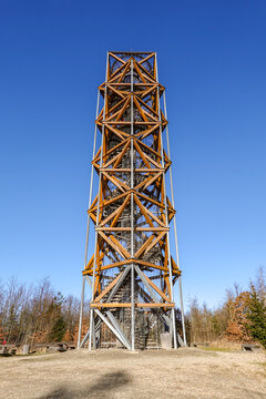 Lookout tower on Pekelný kopec
Winter landscape in the Trebic region