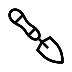 trowel icon or logo isolated sign symbol vector illustration - high quality black style vector icons
