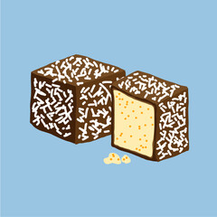 Australian Lamington cake
