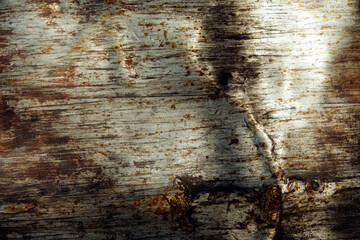 Old metal gray background with corrosion and rust. Abstract rusty steel texture.