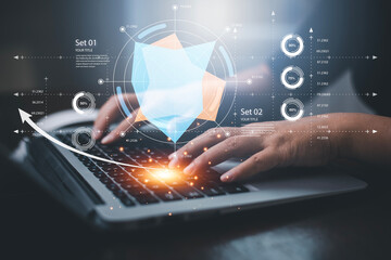 Working on laptops with Planning analysis and Project management online. Stock Market Investments and Digital Assets, analyzing forex trading graph financial data. Business finance background.