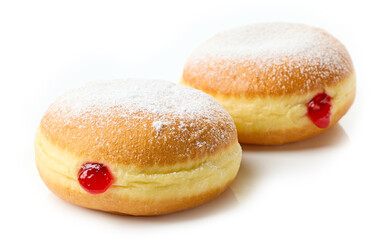 freshly baked jelly donuts