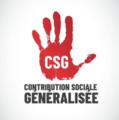 CSG - contribution sociale g&eacute;n&eacute;ralis&eacute;e