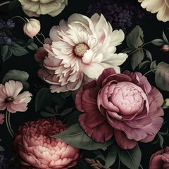 These 16 Dark Floral Aesthetic Textures showcase beautiful and abstract illustrations of flowers in a vintage style. Sized at 5000x5000 pixels, these textures add depth and character to any design.