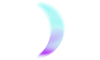 Abstract pastel neon holographic blurred grainy shaped gradient on white background texture. Colorful digital grain soft noise effect pattern. Lo-fi multicolor vintage. Metamodern Style.