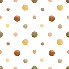 watercolors dots pattern