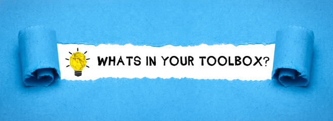 Whats in your toolbox?	