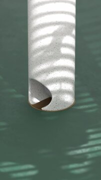 Video animation. Animated looped background of balls passing through a tunnel.	
